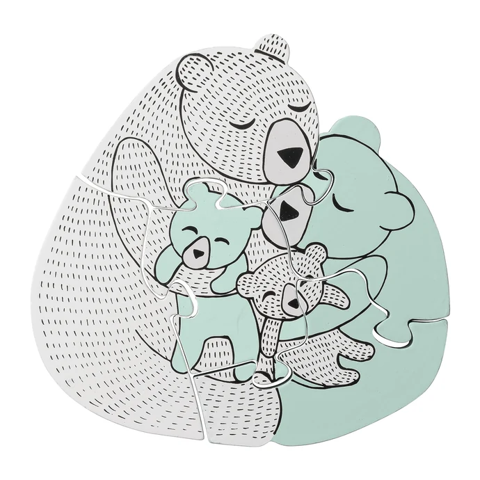 Bloomingville / Dětské dřevěné puzzle Bear