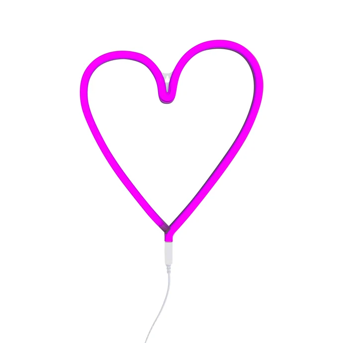 A Little Lovely Company / Neonové LED světlo Heart Pink