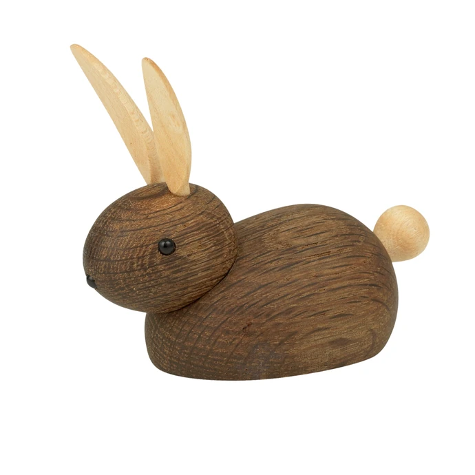 Lucie Kaas / Dřevěná figurka Rabbit Pointy Ears - small