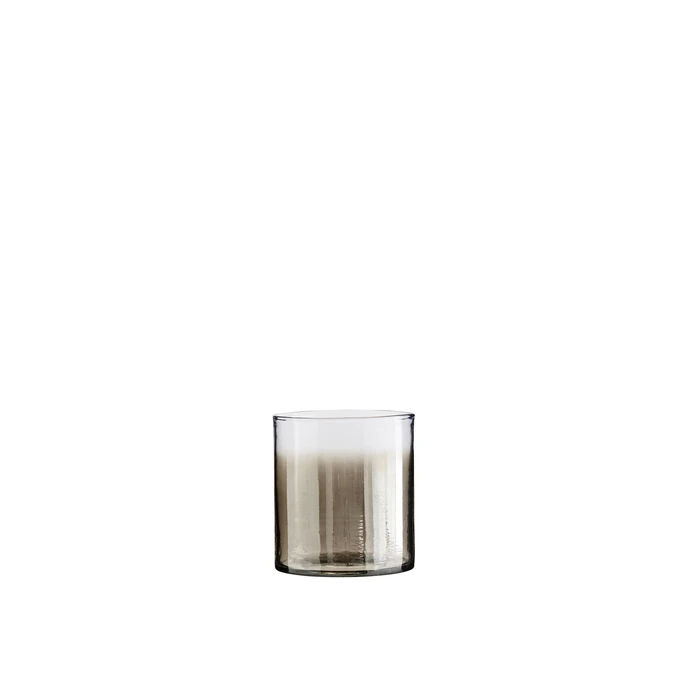 MADAM STOLTZ / Skleněná váza s kouřovým efektem - menší