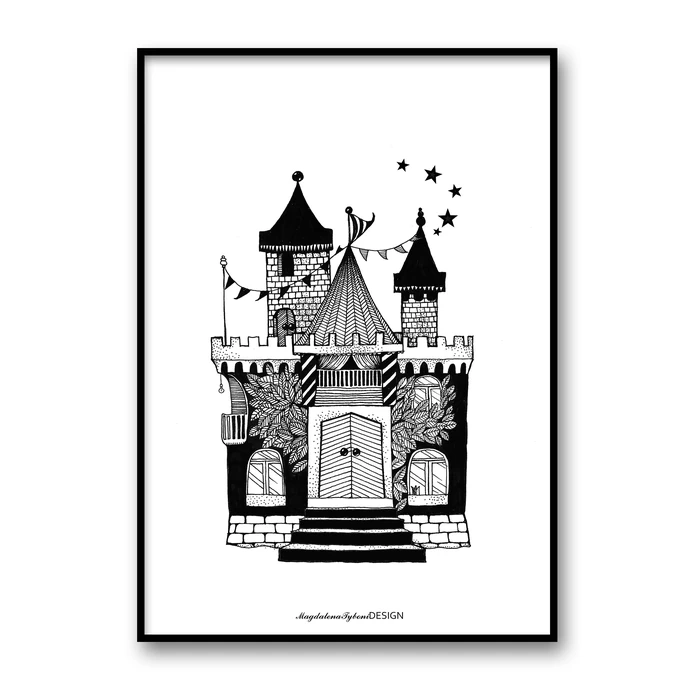 Magdalena Tyboni DESIGN / Plakát Fairytale House A4