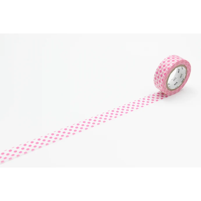 mt / Designová samolepicí páska Dot pink