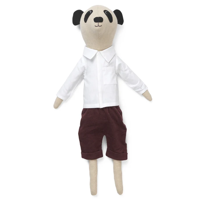 ferm LIVING / Textilní hračka Panda Teddy 50 cm