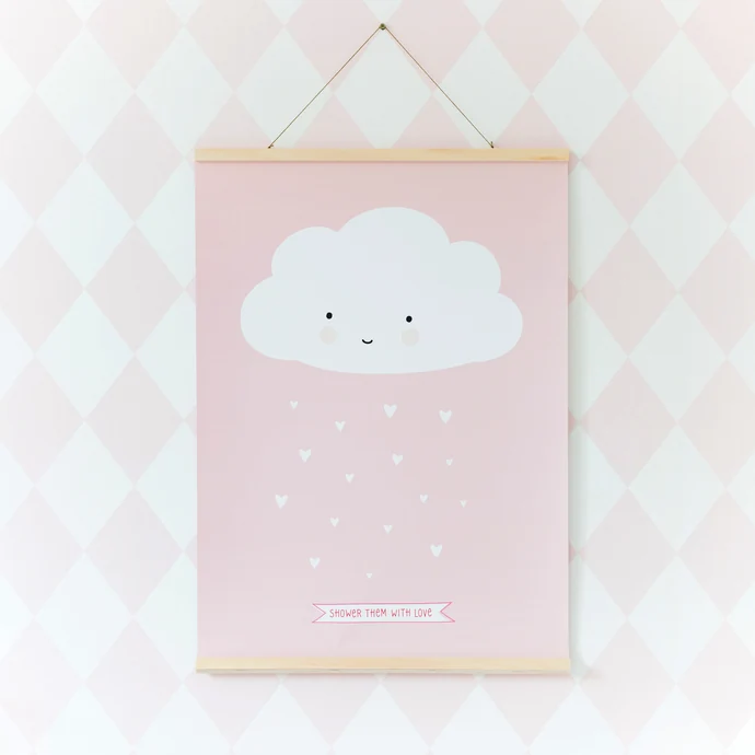 A Little Lovely Company / Plakát do dětského pokojíčku Cloud 50 x 70 cm