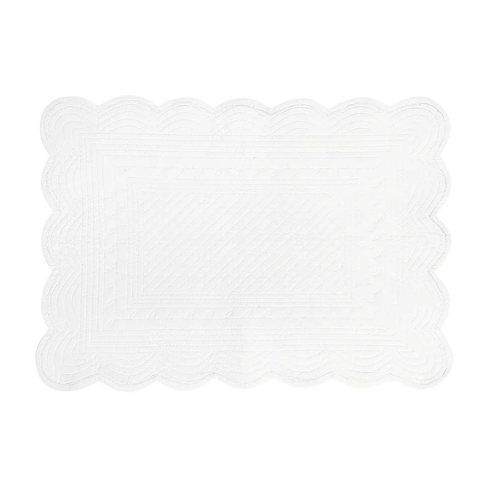 CÔTÉ TABLE / Látkové prostírání bílé 37 x 50 cm