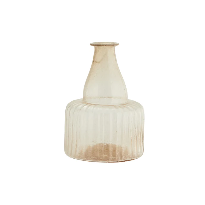 MADAM STOLTZ / Váza z recyklovaného skla Light Peach