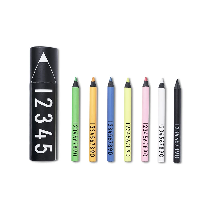 DESIGN LETTERS / Neonové pastelky Neon Crayons - 7 barev