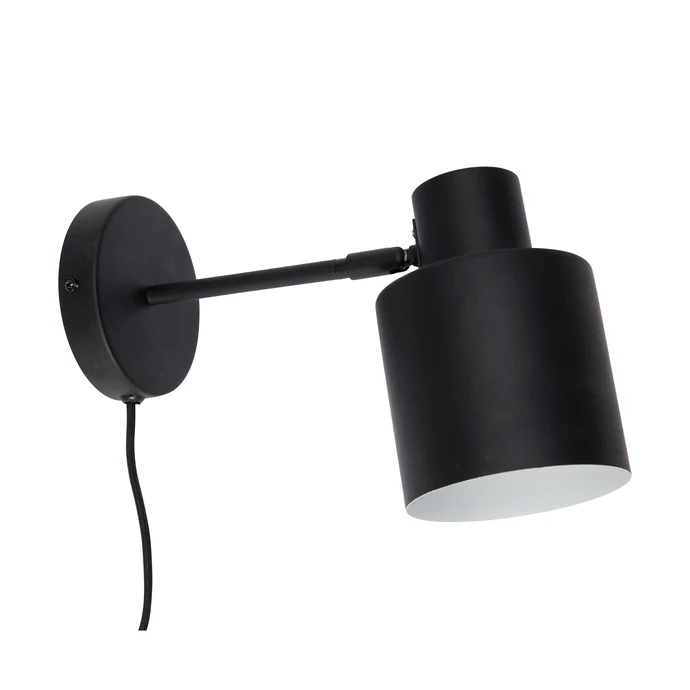 Hübsch / Nástěnná kovová lampička Black