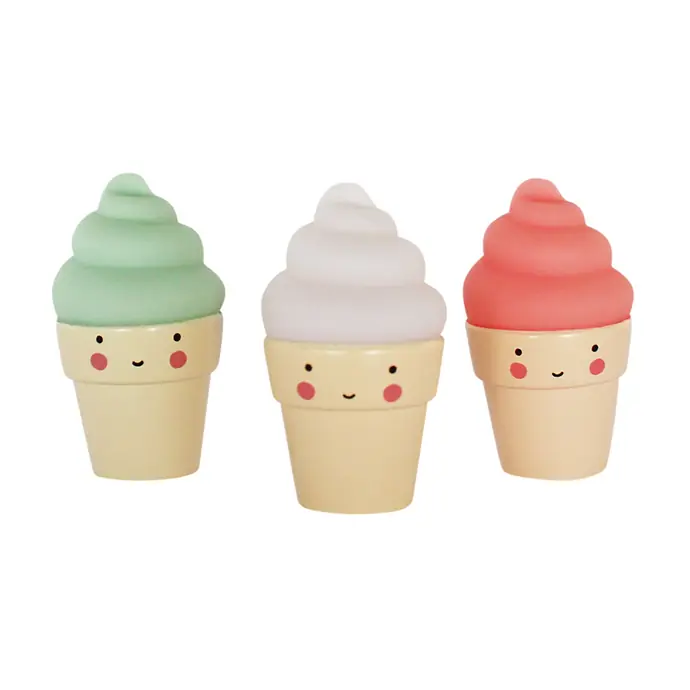 A Little Lovely Company / Mini plastová figurka Ice Cream - 3 ks