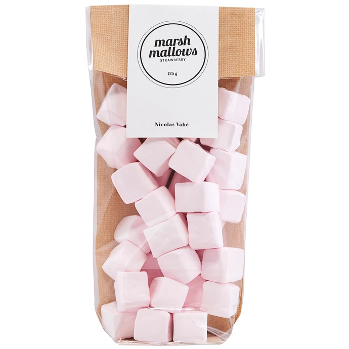 Nicolas Vahé / Pěnové bonbony Marshmallows Strawberry 125 g
