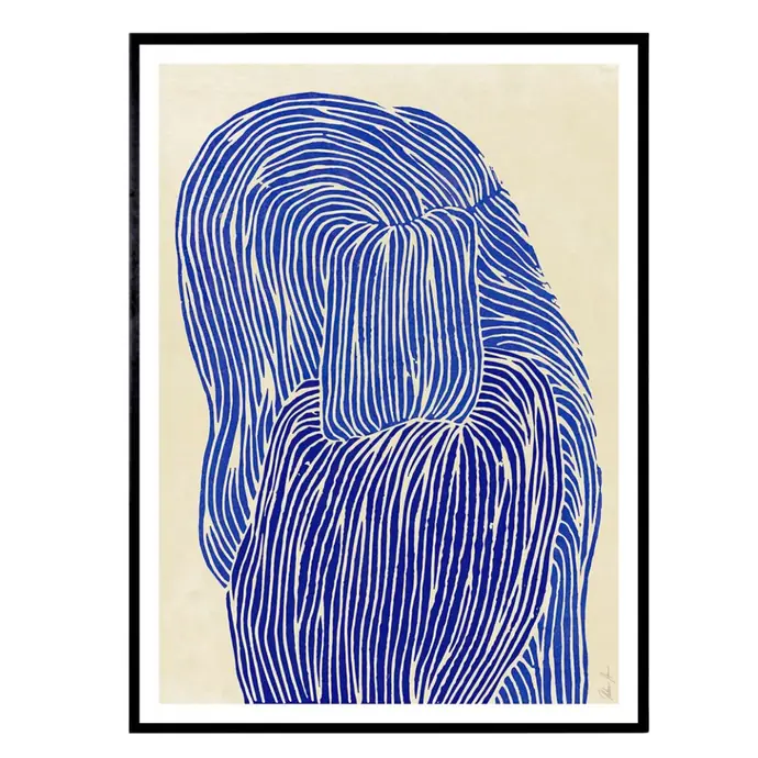 THE POSTER CLUB / Autorský plakát Deep Blue by Rebecca Hein 50 x 70 cm