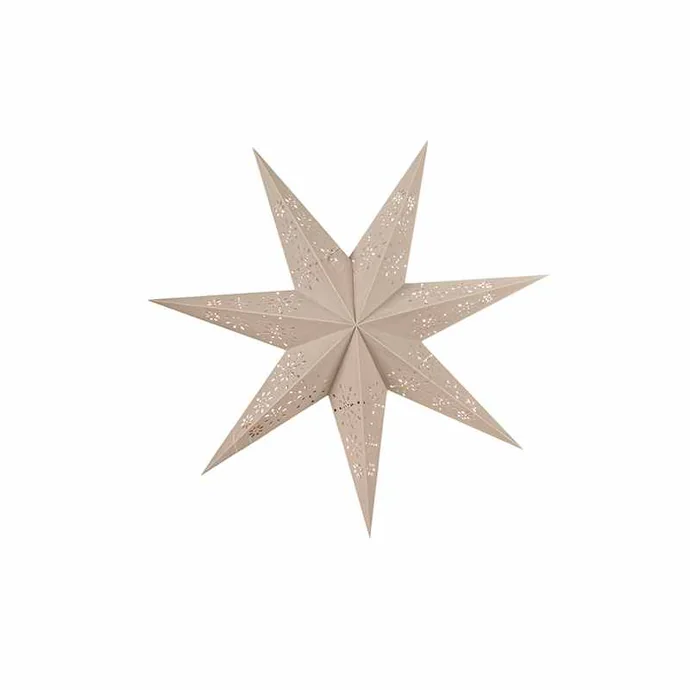 Blossom / Papírová svítící hvězda Orient Grey 36 cm