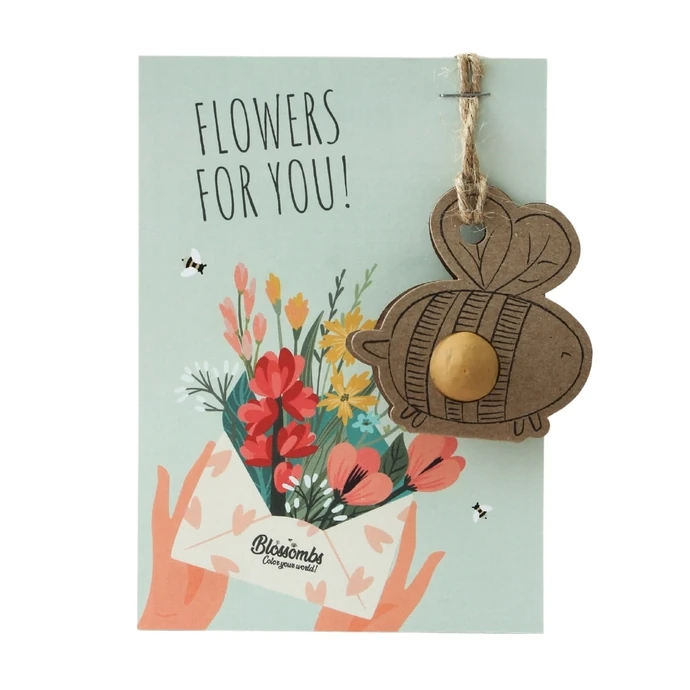 Blossombs / Semínka divokých květin Bee + pohlednice