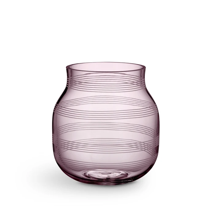 KÄHLER / Skleněná váza Omaggio Plum 17 cm