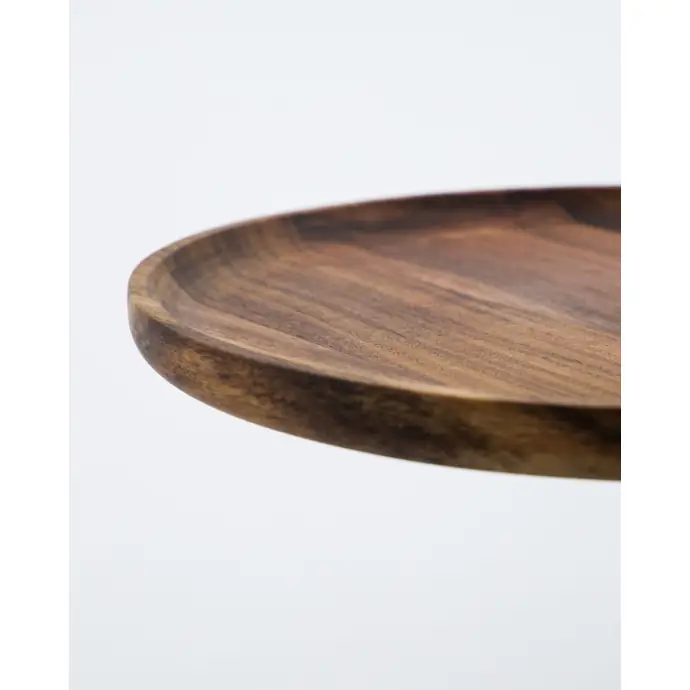 Dřevěný podnos Woon Natural Ø 22 cm