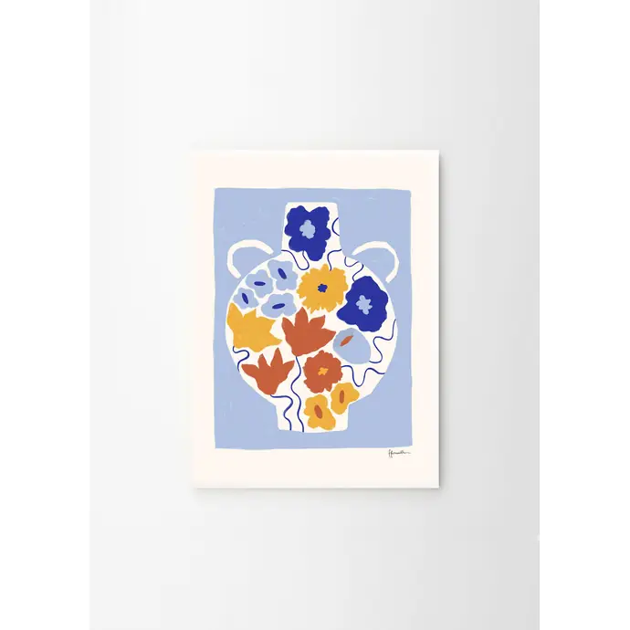 Autorský plakát Flower Pot by Frankie Penwill 40x50 cm