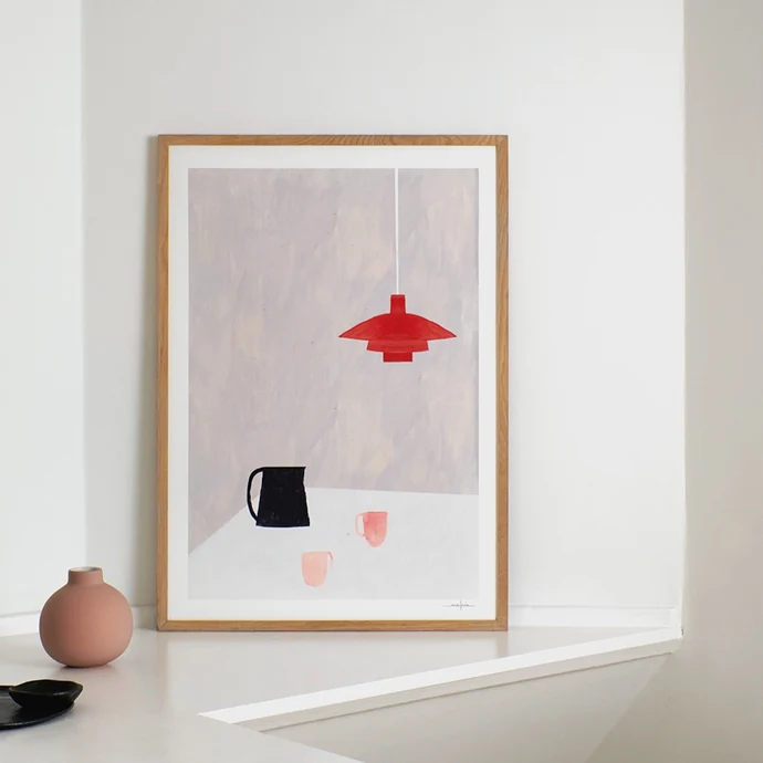 Autorský plakát Orange Pendant by Ana Frois 50x70 cm