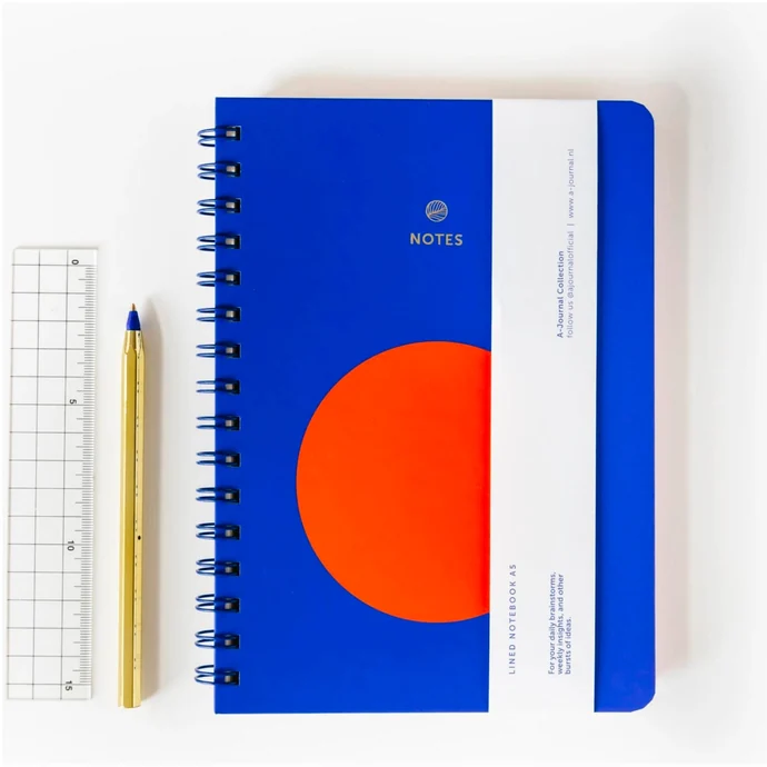 Zápisník v kroužkové vazbě Blue / Orange A5