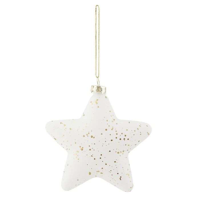 Vánoční ozdoba Star Gold sprinkle