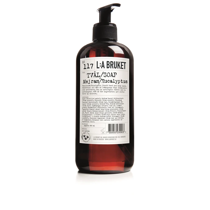 L:A BRUKET / Tekuté mýdlo s majoránkou a eukalyptem 450 ml