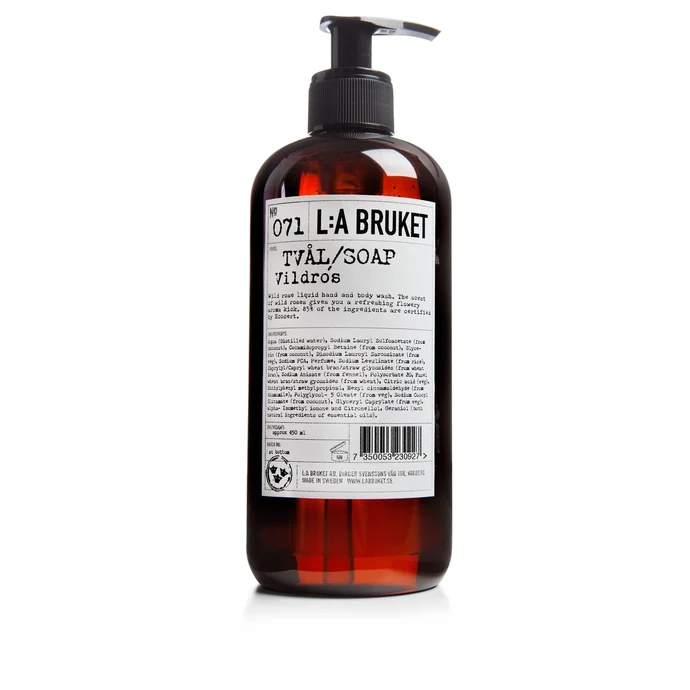 L:A BRUKET / Tekuté mýdlo divoká růže 450 ml