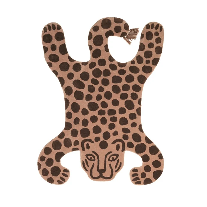 ferm LIVING / Dětský koberec Safari Leopard 160x118cm