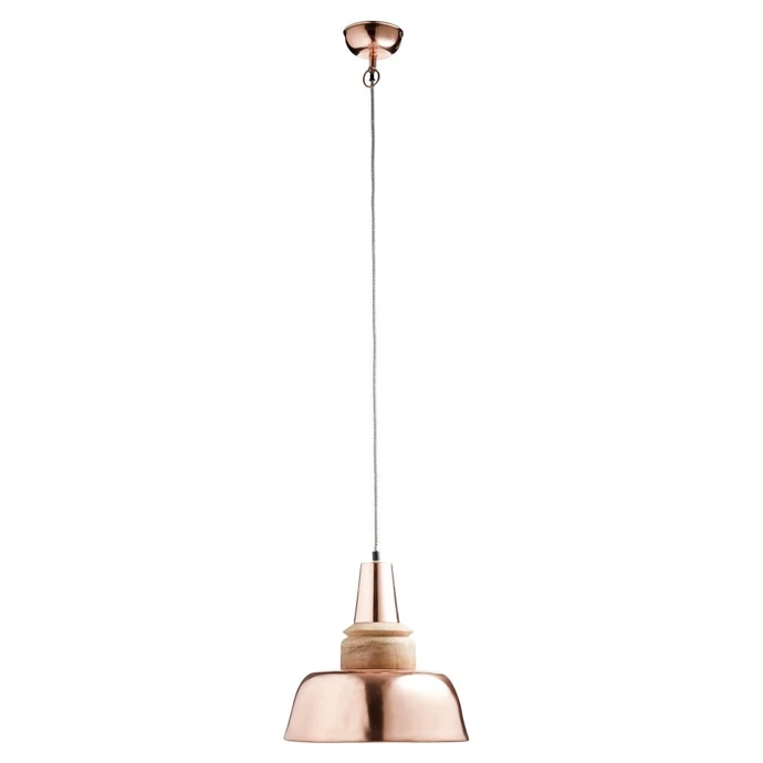 MADAM STOLTZ / Stropní lampa Copper/wood 29x31