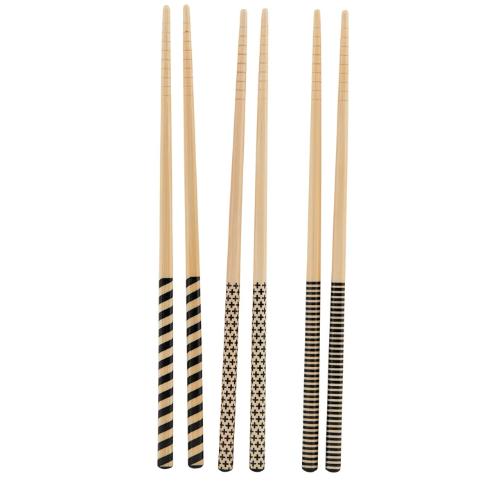 House Doctor / Bambusové hůlky 3D - set 6 párů