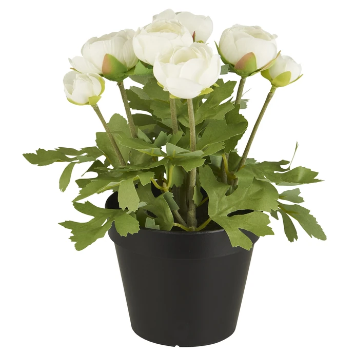 IB LAURSEN / Dekorativní umělý pryskyřník White Flowers