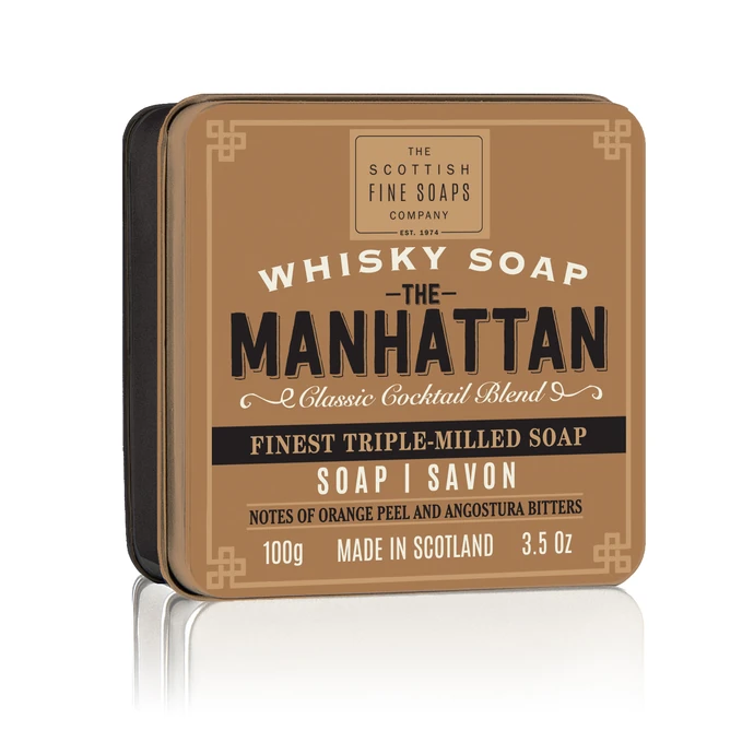 SCOTTISH FINE SOAPS / Mýdlo v plechové krabičce Manhattan Cocktail 100 g