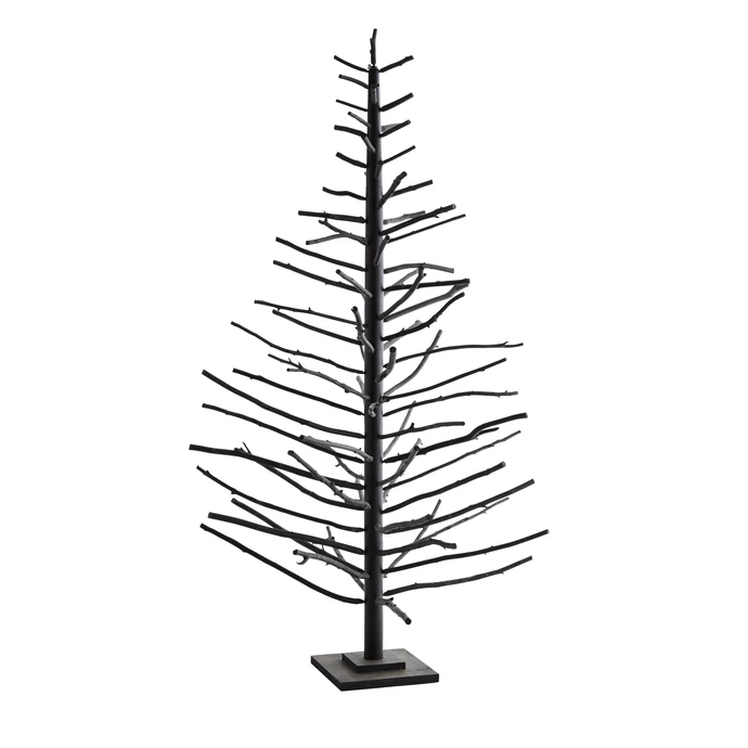 MADAM STOLTZ / Kovový stromeček Christmas black  - 180cm