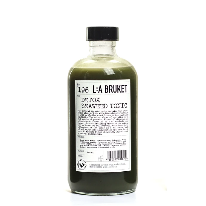 L:A BRUKET / Detoxikační koupelové tonikum z mořských řas 240 ml
