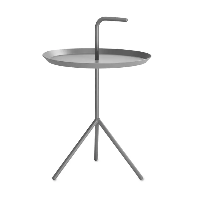 HAY / Kovový odkládací stolek DLM Grey