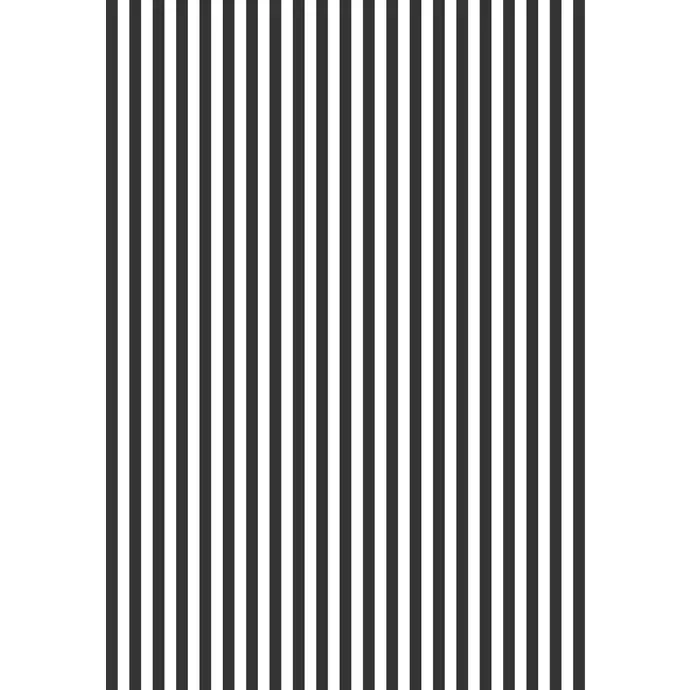IB LAURSEN / Balicí papír Black stripes 10 m