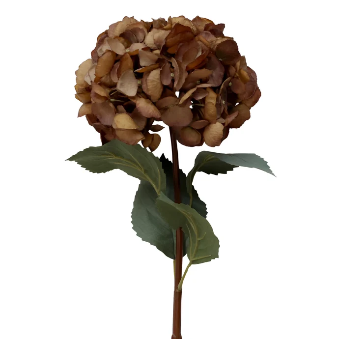 Chic Antique / Dekorativní umělá květina Hydrangeas Mocca 80 cm