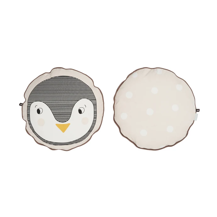 OYOY / Kulatý polštářek Penguin