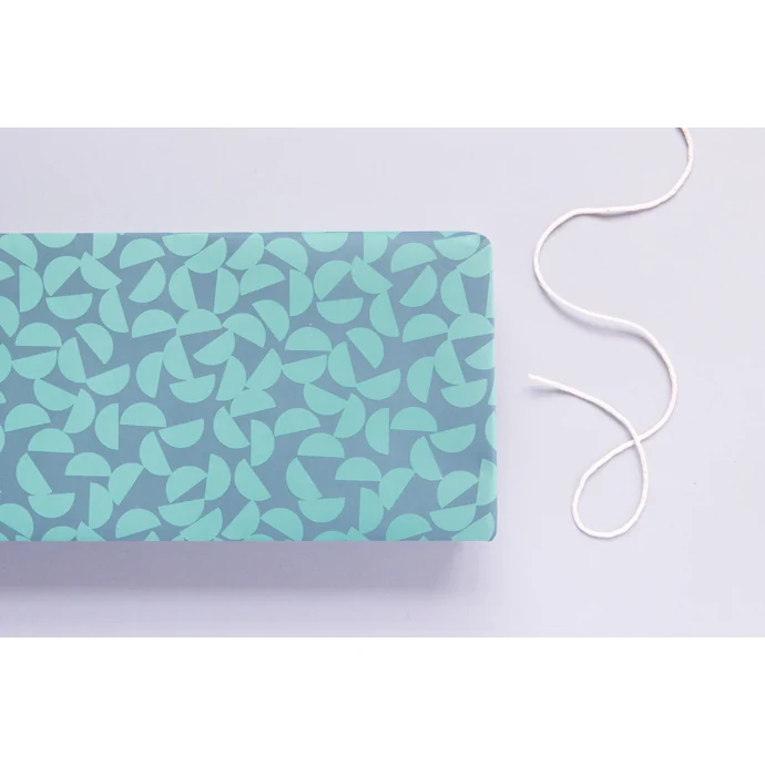 ola / Balicí papír Turquoise Maze - 50 x 70 cm