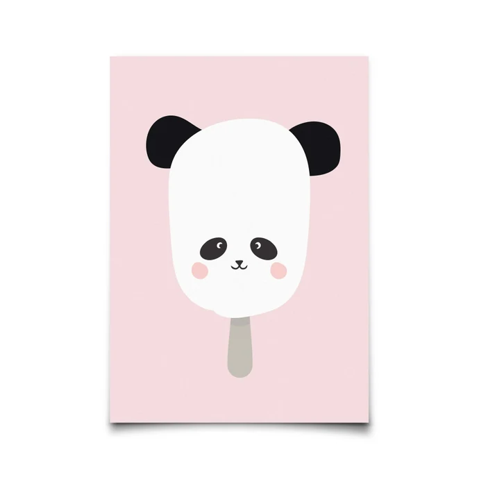 EEF lillemor / Pohlednice Ice-cream Panda A6