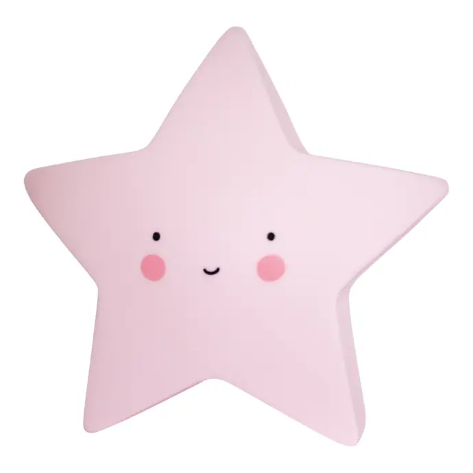 A Little Lovely Company / Noční LED lampička Pink star