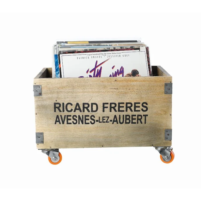 House Doctor / Dřevěný box na kolečkách Ricard Freres