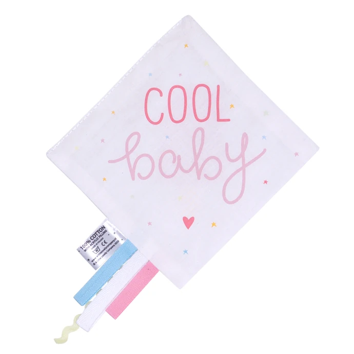 A Little Lovely Company / Textilní chrastítko Ice Cream Pink