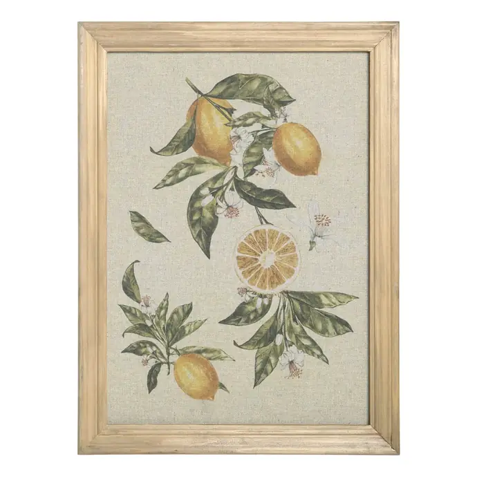 Chic Antique / Obraz v dřevěném rámu Lemons