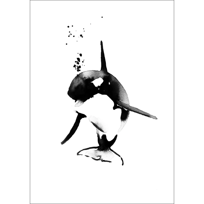 Magdalena Tyboni DESIGN / Plakát Mini Killer Whale A4