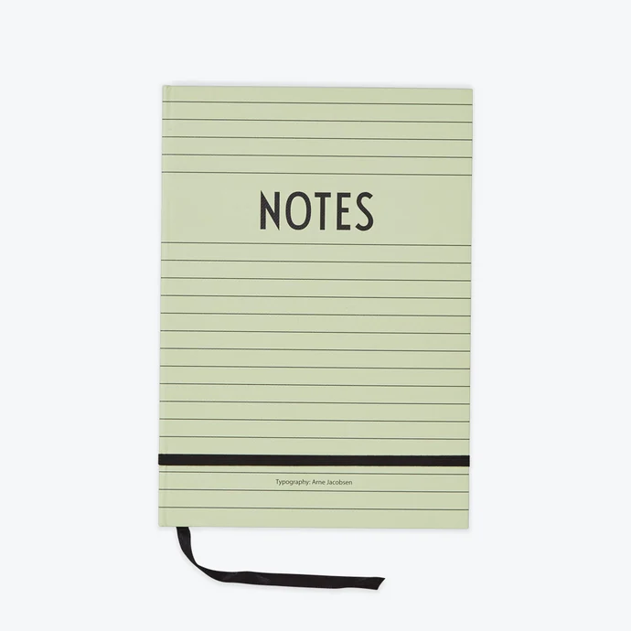 DESIGN LETTERS / Zelený zápisník Notes