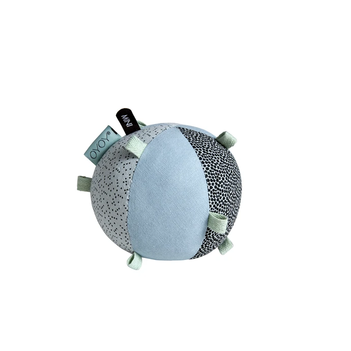 OYOY / Textilní hračka pro miminka Ball Dusty aqua