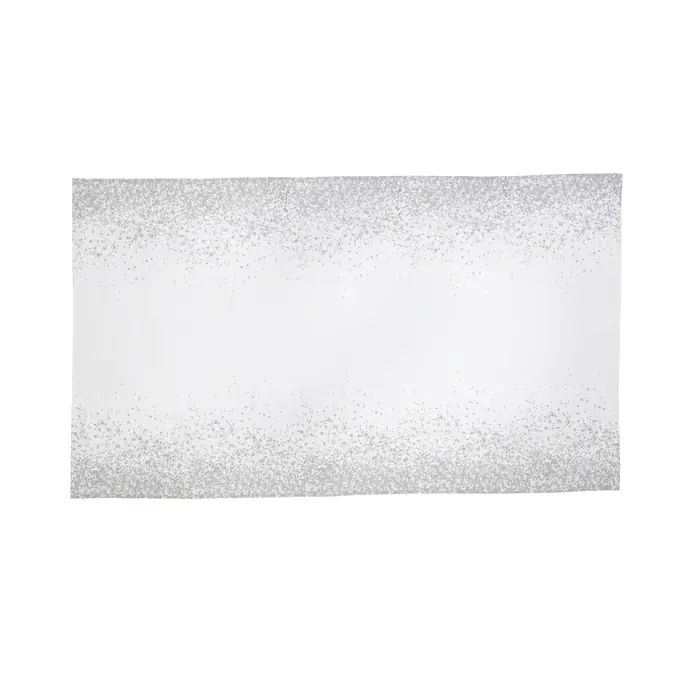ferm LIVING / Slavnostní bavlněný ubrus Grey Splash 140 x 240 cm