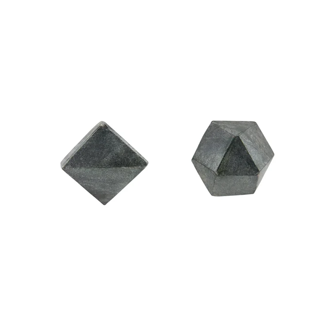 House Doctor / Úchytka Cube - black marble