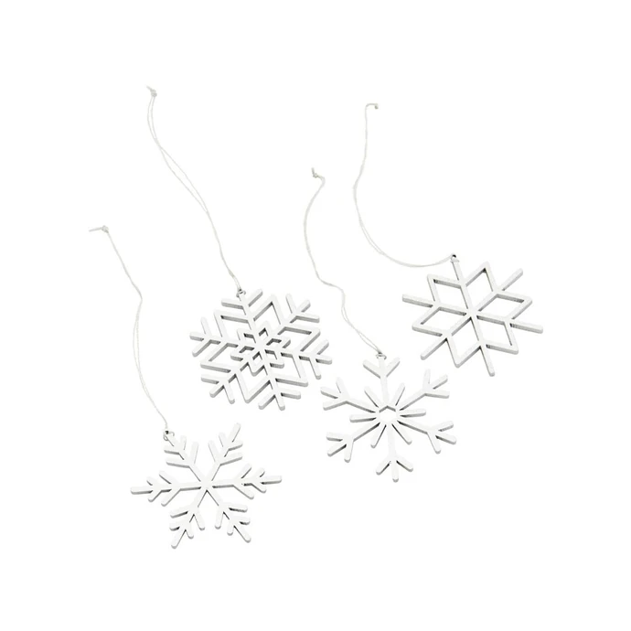 MONOGRAPH / Set vánočních ozdob Snowflake Silver 5ks