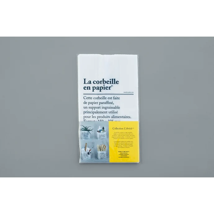 Úložný sáček z voskovaného papíru La Corbeille en Papier - set 8 ks