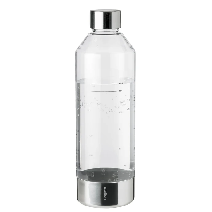 Náhradní lahev k výrobníku perlivé vody Brus Stelton Steel 1,15 l